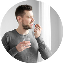 Oral medications for ED, model 01-8