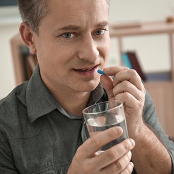 ED oral medications, a model with pill 03